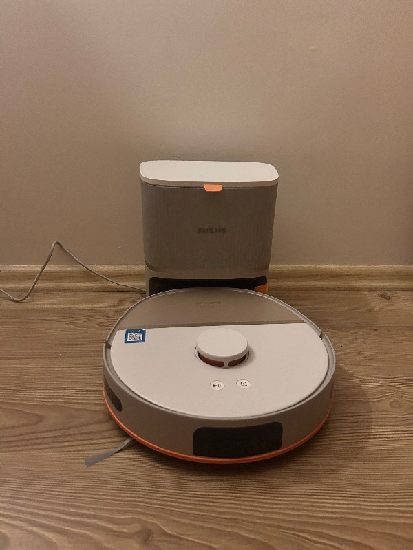 Philips 5000 Serisi Islak Kuru Robot Süpürge, Yüksek Emiş Gücü, Uzun Çalışma Süresi, HomeRun, Otomatik Boşaltma İstasyonu, Beyaz, XU5100/20