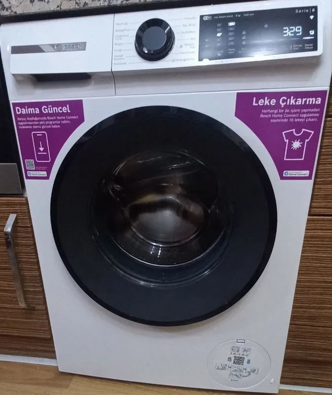 Bosch WGK242Z0TR Serie 6 Çamaşır Makinesi 9 kg maks. 1200 dev./dak.