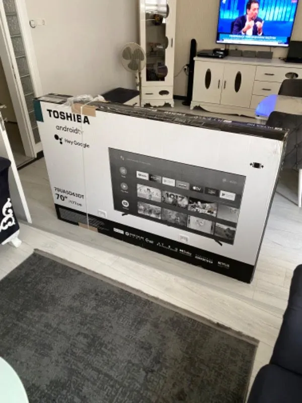 Toshiba 70UA5D63DT 70″ 178 Ekran Dahili Uydu Alıcılı 4K Ultra HD Smart LED TV