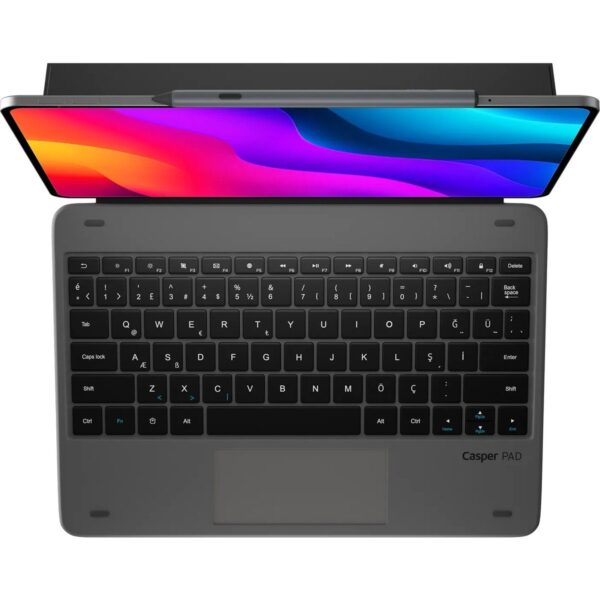 Casper PAD M10 Pro 12.2″ 2.4K Tablet 8GB RAM 128GB + Casper M10 Klavyeli Tablet Kılıfı + Prestige Kalem