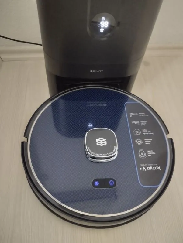 Şımart katya V+ Akıllı Robot Süpürge 15000Pa Premium Otomatik Toz Toplama Üniteli