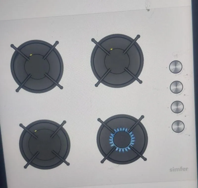 Simfer 0+8 Fonksiyon Trend Mekanik Beyaz Power Turbo 3’lü Ankastre Set (Fırın + Ocak + Davlumbaz)
