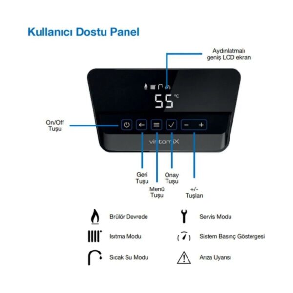 Demirdöküm Vintomix 24/28 Kw Kombi Hermetik Baca ile Yoğuşmalı Isıtma ve Düşük Yakıt Tüketimi