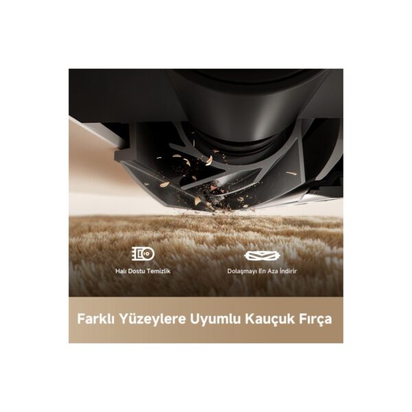 Dreame F10 Robot Süpürge Beyaz, 13.000PA Emiş Gücü