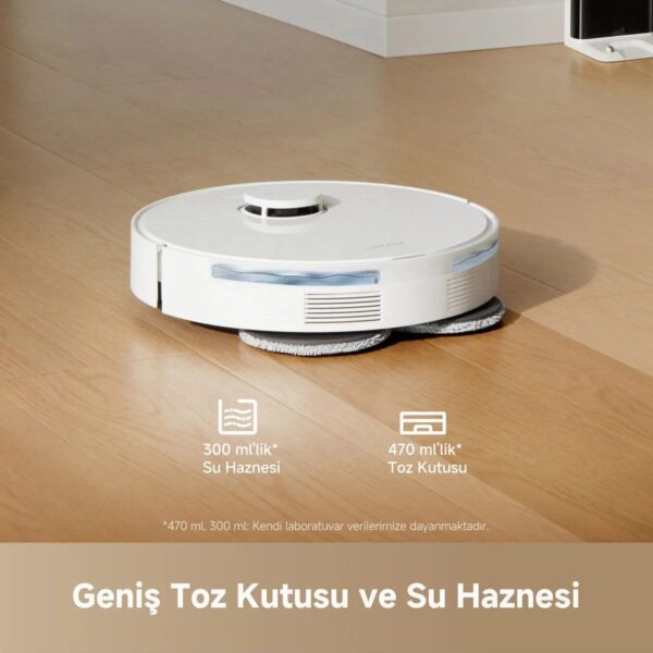 Dreame L40 Plus Robot Süpürge 13000PA Emiş Gücü ile Akıllı Navigasyon Düz Zemin Kullanımı