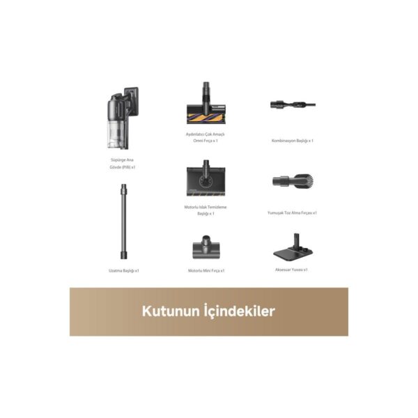 Dreame R20 Ultra Kablosuz Dikey Süpürge 0.6 L Toz Hacmi
