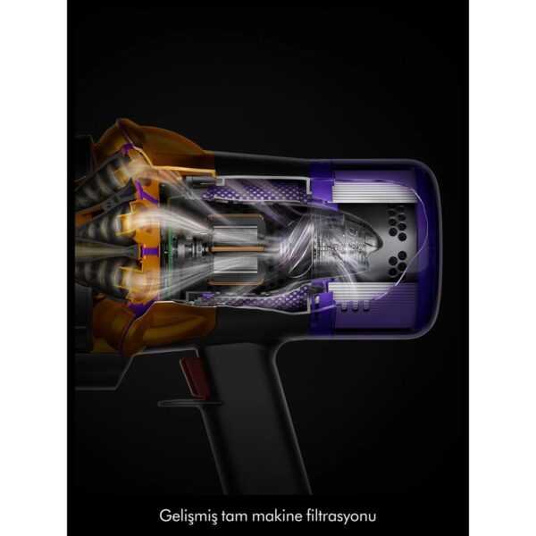Dyson V12 Detect Slim™ Absolute Kablosuz Süpürge (Sarı/nikel)