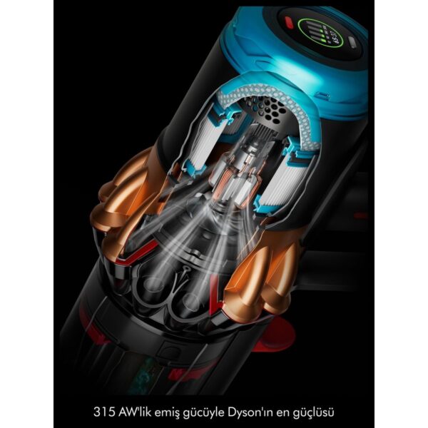 Dyson V16 Piston Animal kablosuz süpürge (Mat siyah/Bakır)