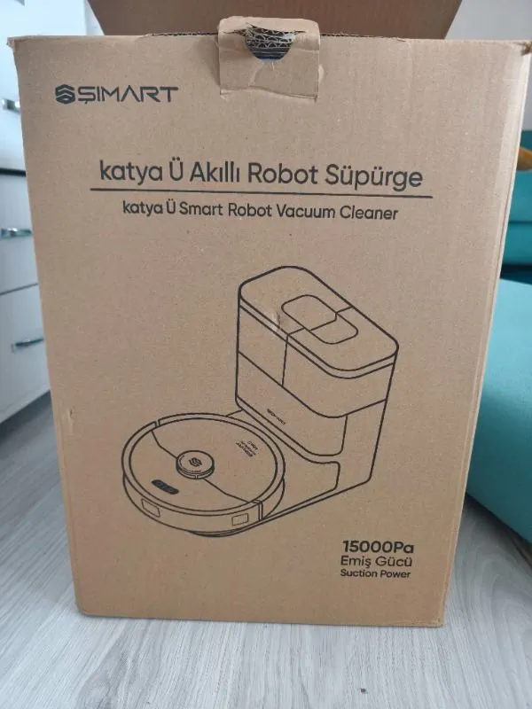 Şımart katya Ü Akıllı Robot Süpürge 15000PA Otomatik Mop Yıkama ve Kurutma