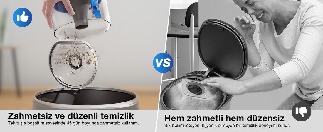 ECOVACS Akıllı Robot Süpürge, 8000Pa Emiş Gücü, 2'si 1 Arada Süpürme ve Paspaslama, TrueMapping Lazer Navigasyon, 300 Dakika Çalışma Süresi