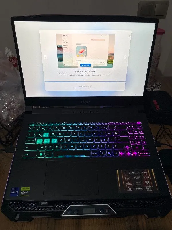 MSI KATANA 15 HX B14WFK-450XTR Intel Core i9 14900HX 32GB 1TB SSD RTX5060 Freedos Taşınabilir Bilgisayar 15.6″ QHD 165Hz Taşınabilir Bilgisayar
