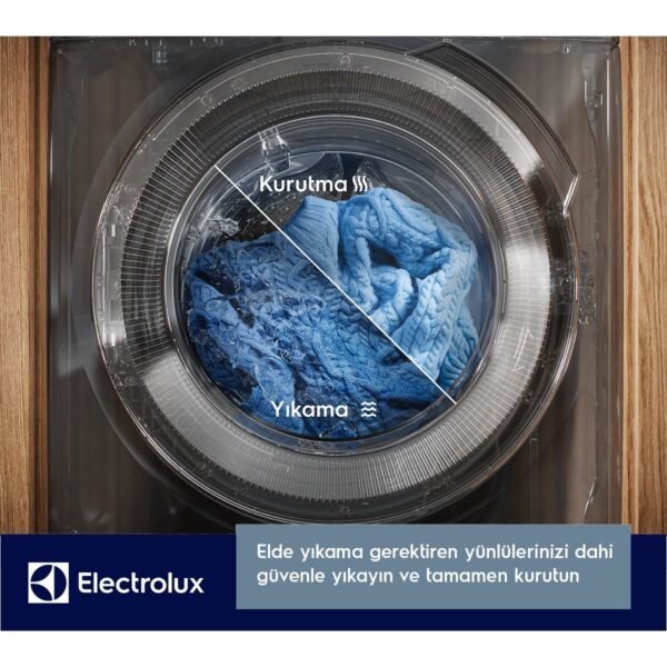 Electrolux EW7W2612T 700 Serisi Steamcare 10/6kg 1600 Devir Buharlı Kurutmalı Çamaşır Makinesi