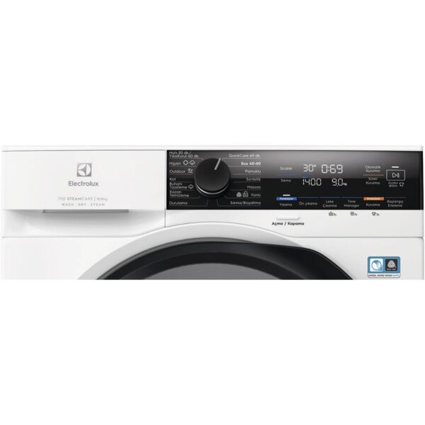 Electrolux EW7W4492T 700 Serisi Steamcare 9/5kg 1400 Devir Buharlı Kurutmalı Çamaşır Makinesi