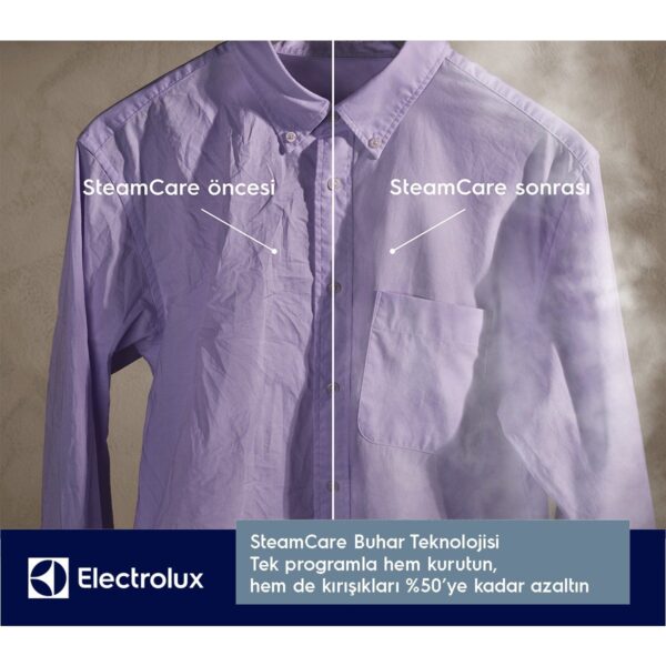 electrolux EW8D394MT 800 Serisi Ultracare Steam 3dsense 9 kg A+++ Buharlı Inverter Kurutma Makinesi