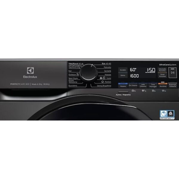 Electrolux EW8W261BGT A Enerji Sınıfı 10 kg / 6 kg 1600 Devir Kurutmalı Çamaşır Makinesi