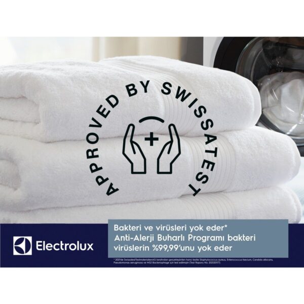 Electrolux EWZF549WT 9 kg 1400 Devir TimeCare 14/30/60 dk Hızlı Yıkama Buharlı Anti Alerji Programlı Inverter Çamaşır Makinesi