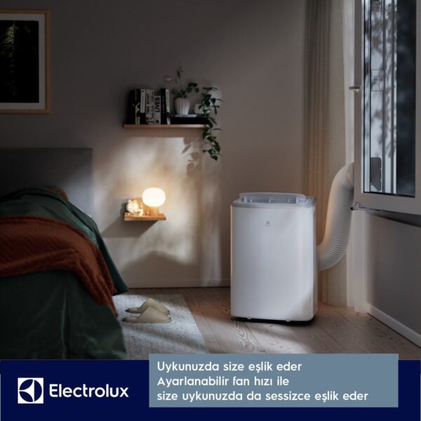 Electrolux EXP34U339HW 600 Serisi Comfort 12 Bin BTU Isıtma Soğutma Nem Alma Fan Fonksiyonlu Wi-Fi A/A+ Enerji Sınıfı Mobil Klima