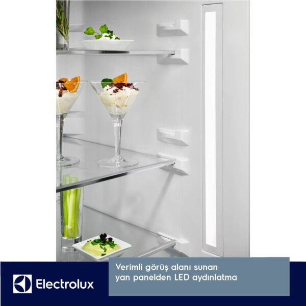 Electrolux LNT7MD58B 700 Serisi TwinTech No Frost D Enerji Sınıfı Inverter Alttan Donduruculu Buzdolabı Koyu Inox