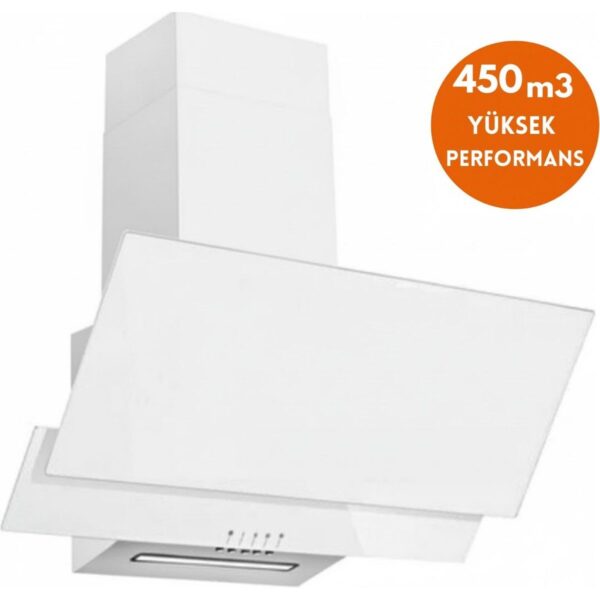 Eminçelik ve Afm Tech Markalı / Etna 5 Gözlü 1’wok Beyaz Ankastre Set ( 22 386 + FM7701 + FM3301 )