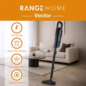 Fakir Range Vector Kablolu Dik Süpürge HBCV0000A6257Y
