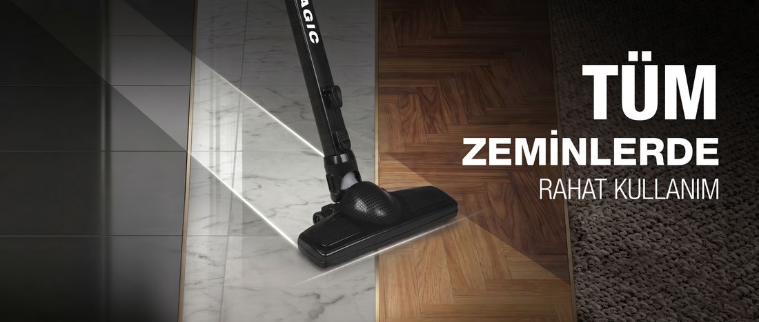 Fantom Magıc P 3000 Toz Torbasız Dikey Süpürge Siyah