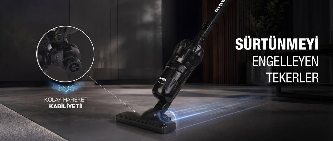 Fantom Magıc P 3000 Toz Torbasız Dikey Süpürge Siyah