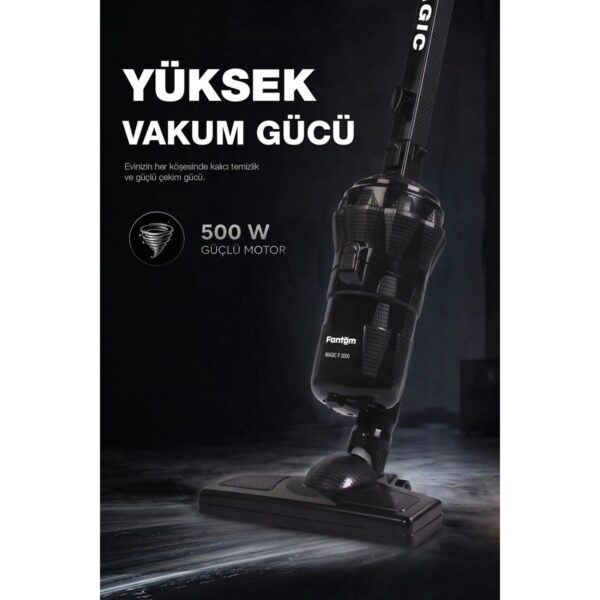 Fantom Magıc P 3000 Toz Torbasız Dikey Süpürge Siyah