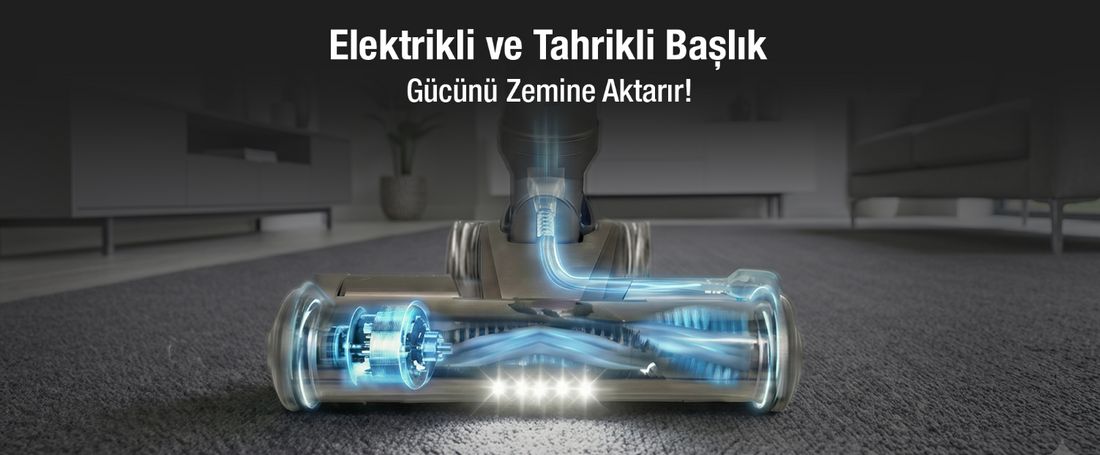 Fantom Pluto P 6100 Plus Cyclone Elektrikli Moplu Dikey Süpürge
