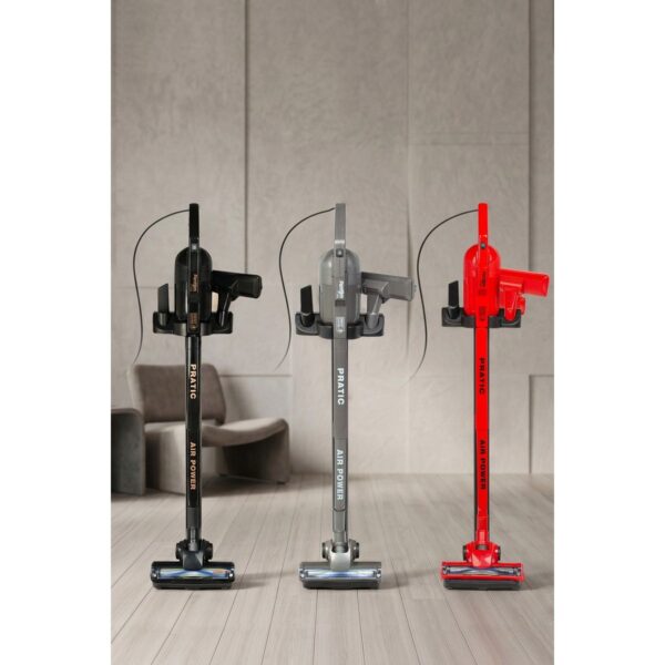 Fantom Pratic Aır Power P 1250 Kırmızı Dikey Süpürge Torbasız 1 L Toz Haznesi ile Güçlü Emiş