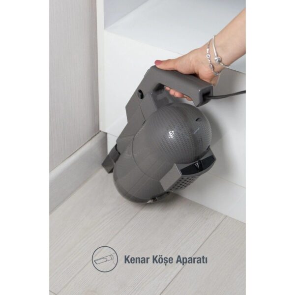 Fantom Pratik-XL P 1300 Dikey Süpürge 500 W Gri Toz Torbasız Kullanım ve