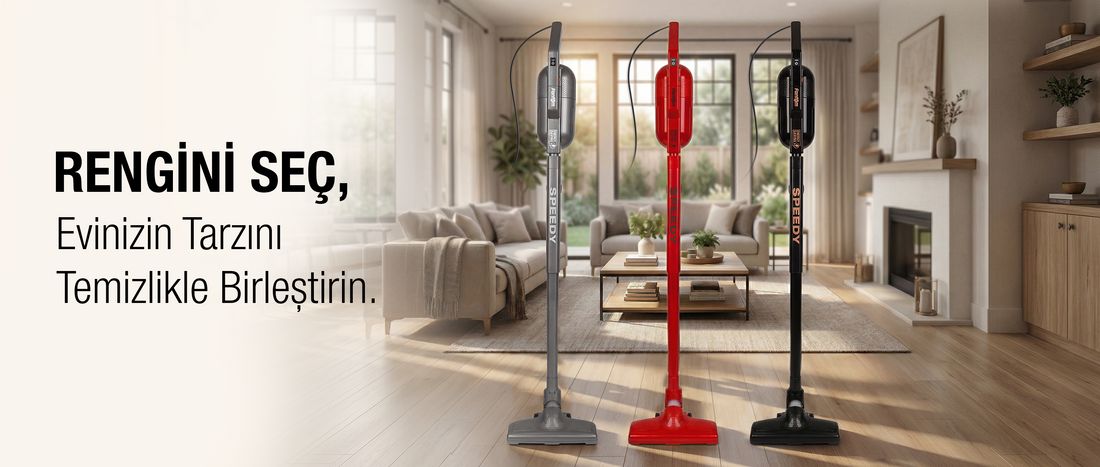 Fantom Speedy Pro DU 2100 Dikey Süpürge Kırmızı