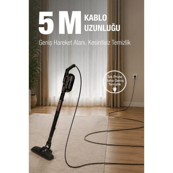 Fantom Speedy Pro Du 2100 Dikey Süpürge Siyah 1 L Toz Hacmi ile Ekonomik ve Kullanım Kolaylığı