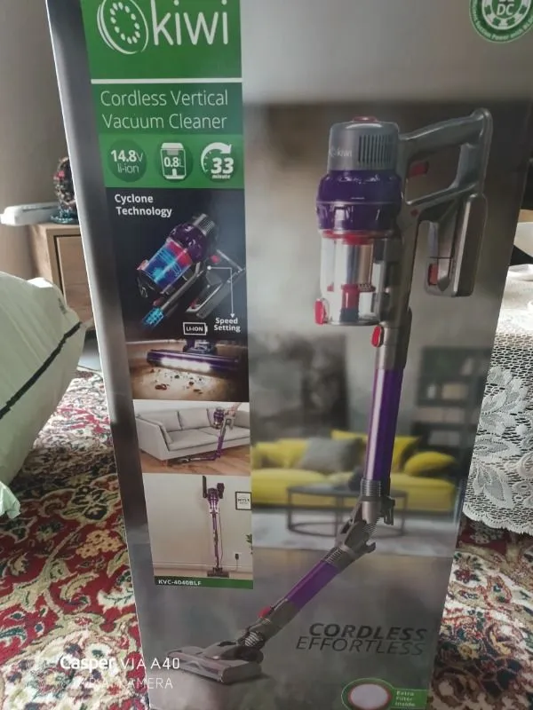 Kiwi KVC-4040BLF Şarjlı Dikey Süpürge – Siyah – 14,8 Volt