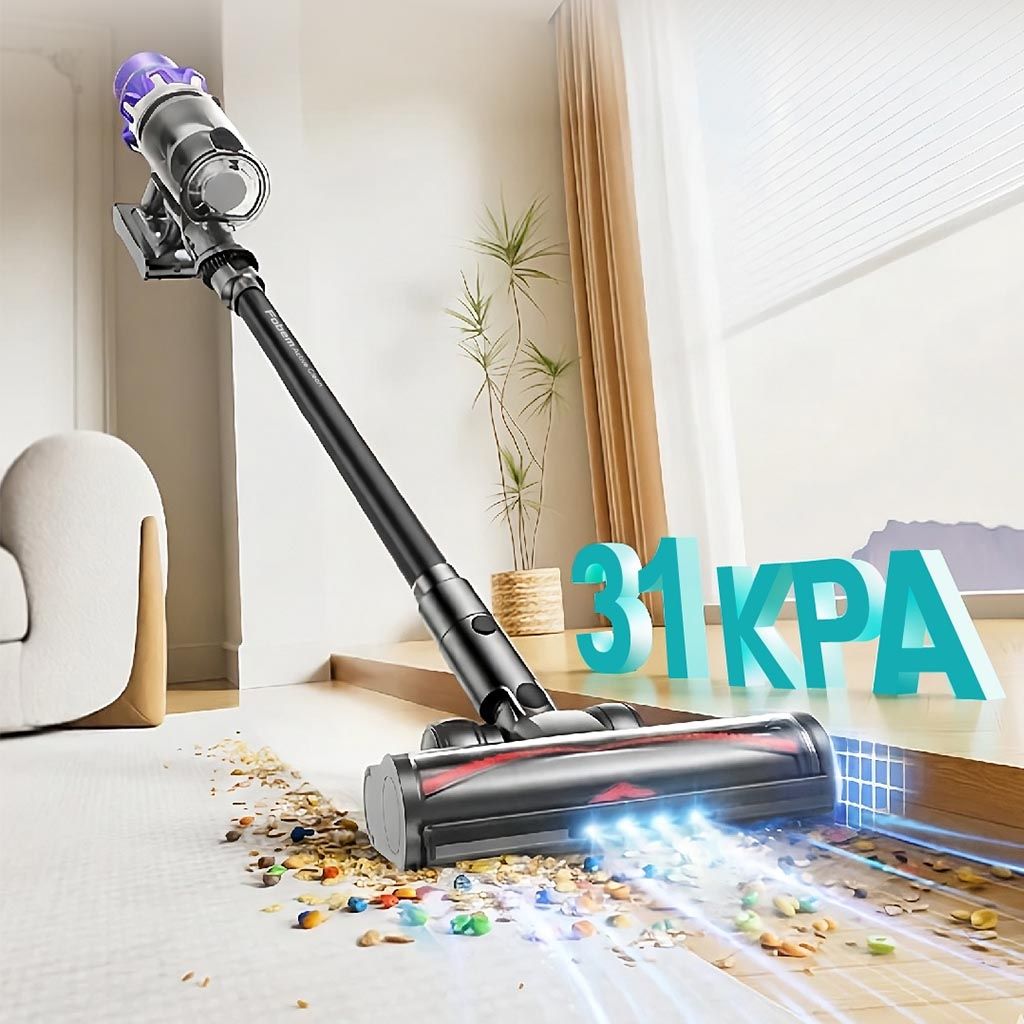 Fobem Active Clean Şarjlı Dikey Süpürge 400W Toz Algılama