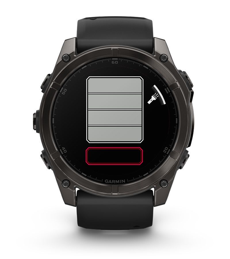 Garmin Fenix 8 – 47MM, Amoled Sapphire Karbon Gri Dlc Titanyum Siyah/gri Kayışlı
