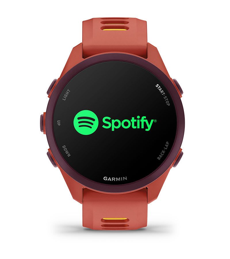 Garmin Forerunner 170 Music - Siyah, Siyah/amp Sarı Kayışlı