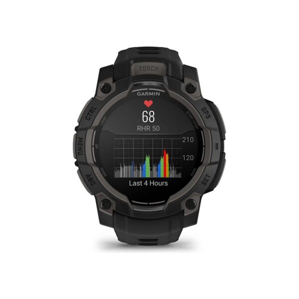 Garmin Instinct 3 – 45 mm, AMOLED – Siyah