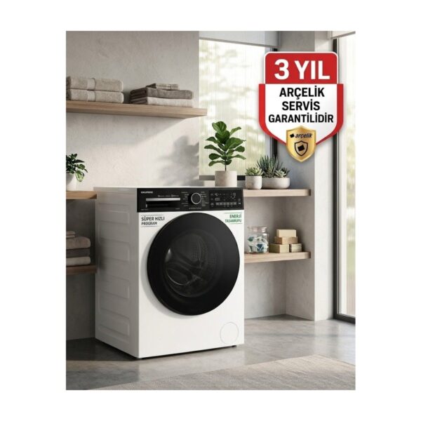 Grundig Gpwm 124643 1400 Devir 12 kg Çamaşır Makinesi