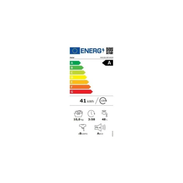 Haier HW100-BP14929A-S 10 kg 1400 Devir Çamaşır Makinesi