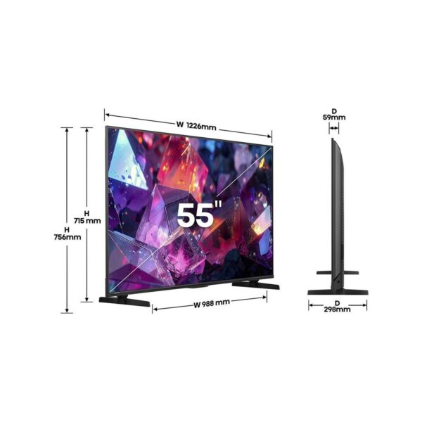 Hisense 55E7S Pro 55” 139 Ekran Uydu Alıcılı 4K Ultra HD Vidaa Smart QLED TV