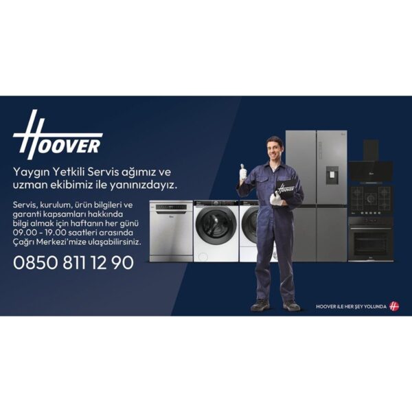 Hoover HOCG5T718EX1 E Enerji Sınıfı 442 Lt Wi-Fi Bağlantılı Kombi Tipi No Frost Buzdolabı