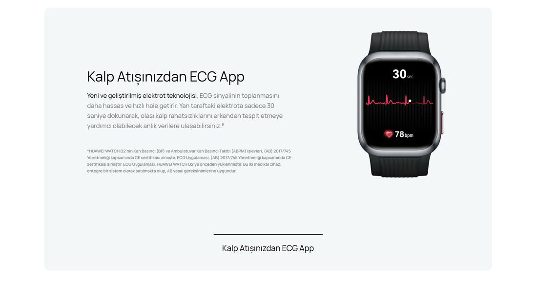 Huaweı Watch D2 – Kauçuk