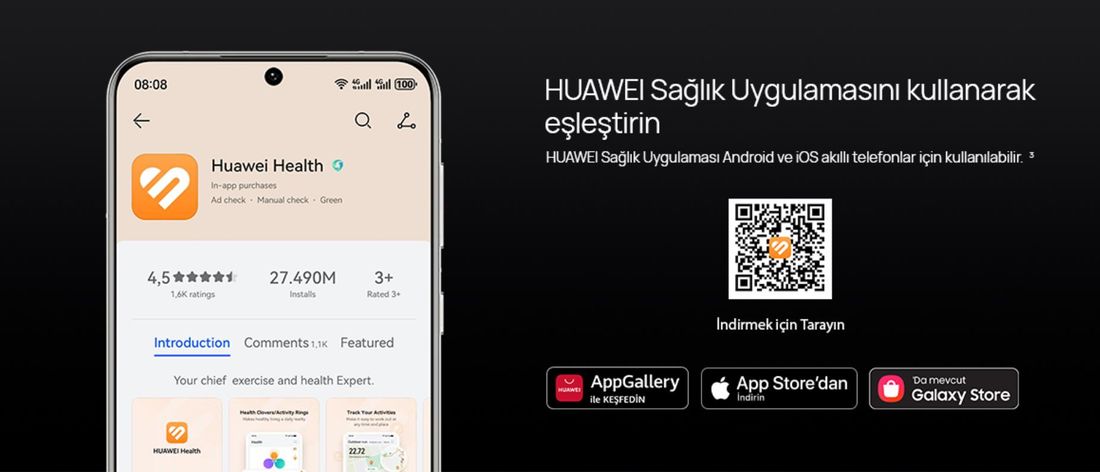 Huawei Watch Fit 3 - Deri