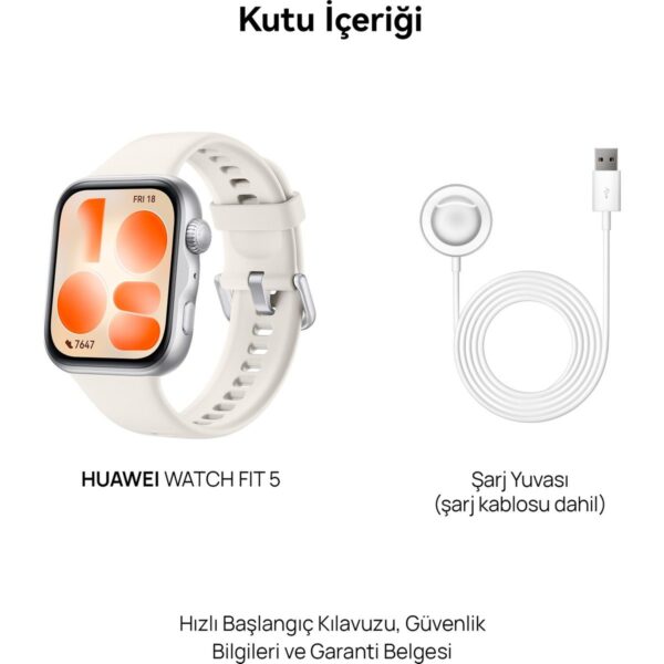 Huawei Watch Fit 5 Akıllı Saat -, Gelişmiş Uyku Takibi, Uzun Pil Ömrü, Ios Android Uyumlu