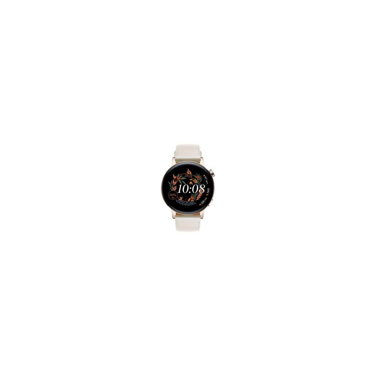 Huawei Watch GT 3 Elegant 42MM - Beyaz AMOLED Ekranlı Sağlık Takibi Özellikleri ile Akıllı Saat Kahverengi