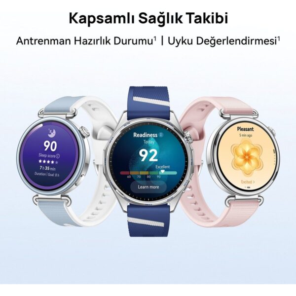 Huawei Watch GT 7 41 mm Akıllı Saat – / Altın, 14 Güne Varan Pil Ömrü, Kayak ve Bisiklet Modları, iOS ve Android Uyumlu