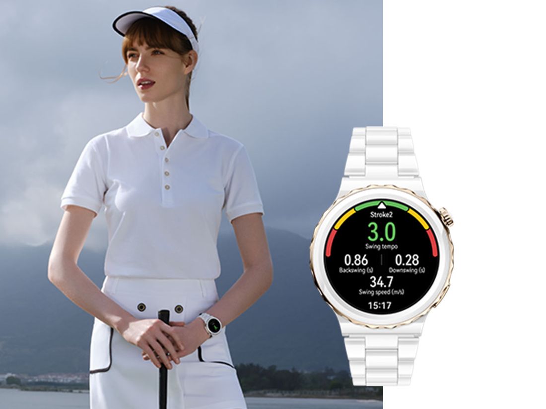 Huawei Watch GT3 Pro 43MM Seramik Kasa Akıllı Saat Modeli ile Spor ve Günlük Kullanım Uyumlu