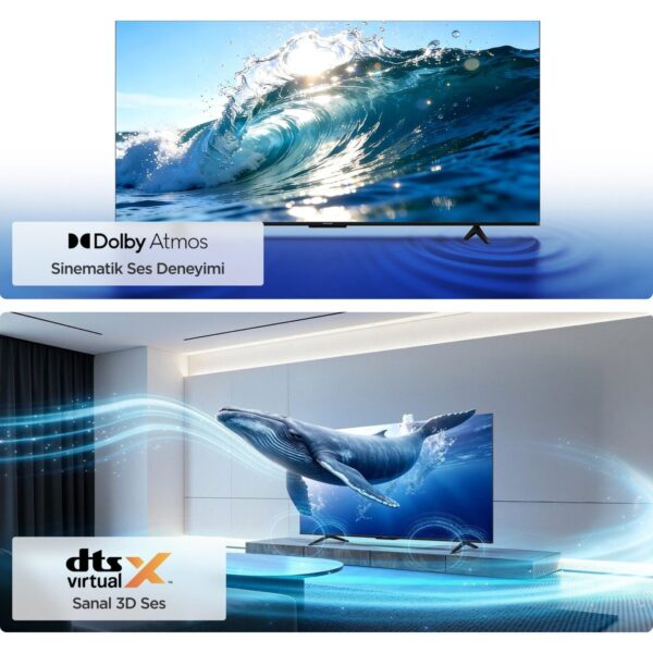 iFFALCON 65U85A 65” 165 Ekran Uydu Alıcılı 4K Ultra HD Google QD-MiniLED Dimming TV
