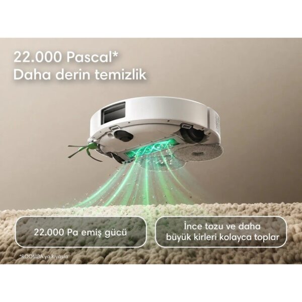 iRobot Roomba Plus 515 Combo Robot Süpürge ve Paspas + Autowash Istasyonu (Beyaz)
