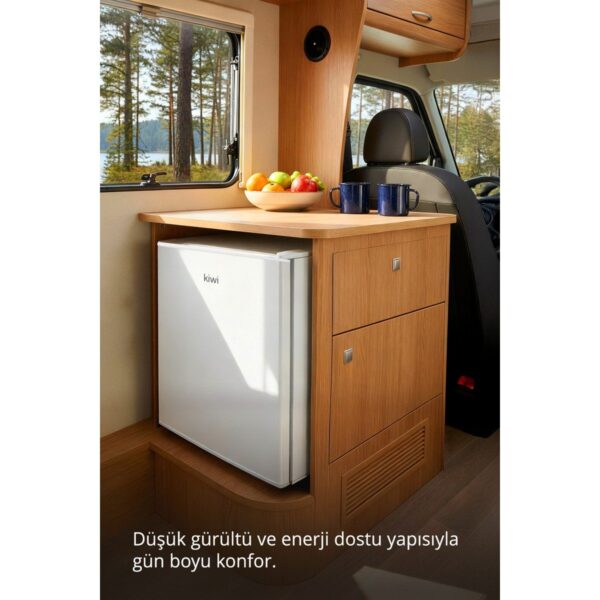 Kiwi KRF-2545 Mini Buzdolabı 45 lt Enerji Sınıfı E Ayarlanabilir Termostat ve Düşük Gürültü Seviyesi